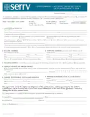 Account Information Sales Agreement Form Free Template