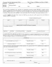 Personal Service Agreement Form Free Template