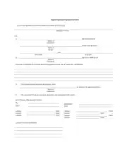 Sublease Agreement Form in Word Template