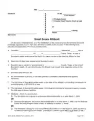 Free Download PDF Books, Texas Small Estate Affidavit Form Template