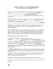 Idaho Lease Agreement With Option To Purchase Form Template