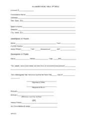 Free Download PDF Books, Alabama Boat Bill of Sale Form Template
