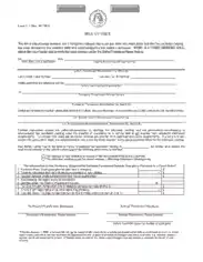 Georgia Vehicle Bill of Sale Form T7 Form Template