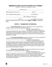 Free Download PDF Books, Minnesota Real Estate Power Of Attorney Form Template