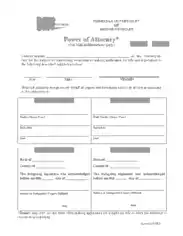 Free Download PDF Books, Nebraska Motor Vehicle Power Of Attorney Form Template