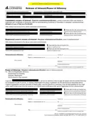 Free Download PDF Books, Washington Motor Vehicle Power Of Attorney Form Template