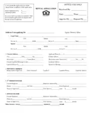 Free Download PDF Books, Nebraska Rental Application Form Template