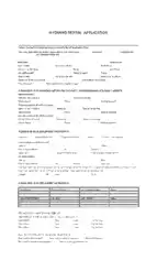 Wyoming Rental Application Form Template