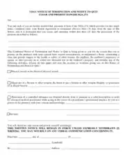Iowa Notice To Quit Clear And Present Danger Form Template