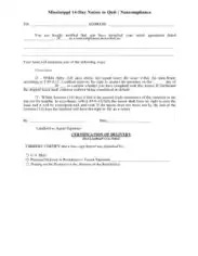 Mississippi 14 Day Notice To Quit Noncompliance Form Template