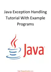 Free Download PDF Books, Java Exception Handling Tutorial With Example Programs