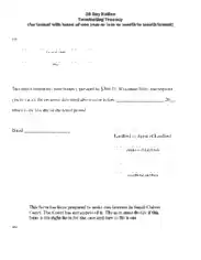 Wisconsin 28 Day Lease Termination Letter Template