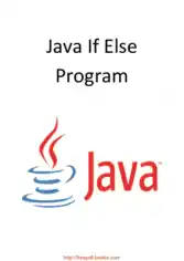 Free Download PDF Books, Java If Else Program, java Tutorial