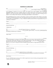 Nevada Minor Child Power Of Attorney Form Template