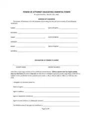 Free Download PDF Books, Wisconsin Minor Child Power Of Attorney Form Template
