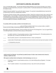 Free Download PDF Books, South Dakota Living Will Declaration Form