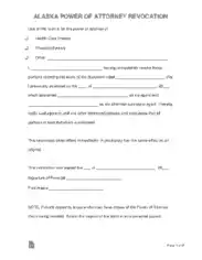 Free Download PDF Books, Alaska Power Of Attorney Revocation Form Template