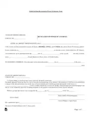 Free Download PDF Books, North Carolina Revocation Power Of Attorney Form Template