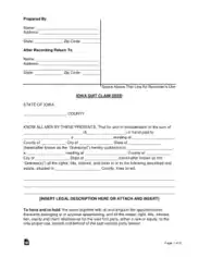 Free Download PDF Books, Iowa Quit Claim Deed Form Template