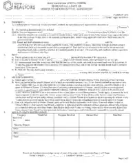 Iowa Association Of Realtors Residential Lease Agreement Form Template