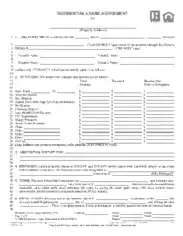 Nevada Association Of Realtors Residential Lease Agreement Form Template