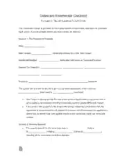 Free Download PDF Books, Delaware Roommate Rental Agreement Form Template
