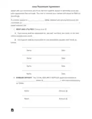 Free Download PDF Books, Iowa Roommate Agreement Form Template