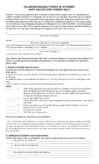 Oklahoma Durable Power Of Attorney For Health Care Form Template