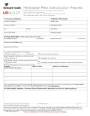 Illinicare Health Prior Authorization Form Template