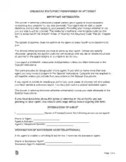 Free Download PDF Books, Arkansas Statutory Power Of Attorney Form Template