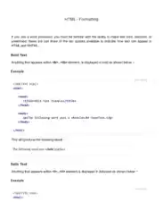 Free Download PDF Books, HTML Formatting _ with Examples