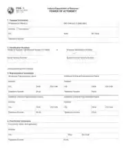 Free Download PDF Books, Indiana Tax Power Of Attorney 49357 Form Template