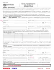 Pennsylvania Tax Power Of Attorney Form Rev 677 Form Template