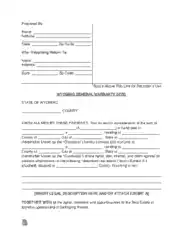 Free Download PDF Books, Wyoming General Warranty Deed Form Template