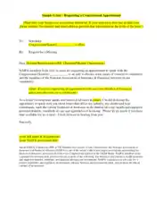 Company Appointment Request Letter Template