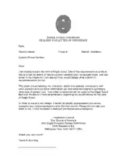 Eagle Scout Recommendation Request Letter Template