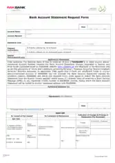 Free Download PDF Books, Bank Account Statement Request Letter Form Template