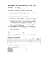 Letter Of Request And Indemnity For Cancellation Template