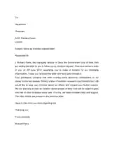 Follow Up Donation Request Letter Template