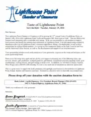Food Donation Request Letter Template
