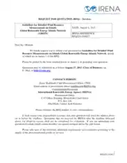 Formal Quotation Request Letter Template