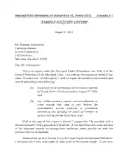 Sample Formal Request Letter Template