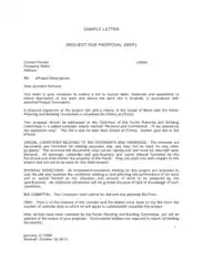 Project Proposal Request Letter Template