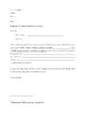 Request For Bank Reference Letter Template