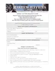 Grant Letter Of Request Form Format Template