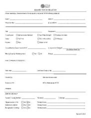 Sample Offer Letter Request Form Template
