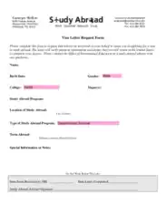 Free Download PDF Books, Visa Letter Request Form Template