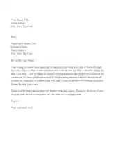Formal Vacation Request Letter Template
