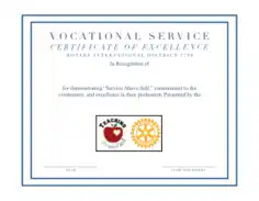 Service Excellence Award Certificate Template