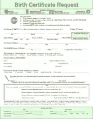 Downloadable Birth Certificate Template